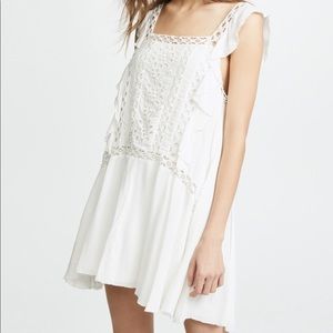 NWT - FREE PEOPLE Priscilla Boho Dress in White SM